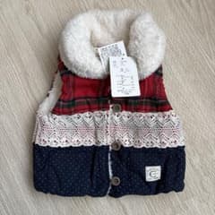 【新品未使用】ベビーダウンベストのサムネイル
