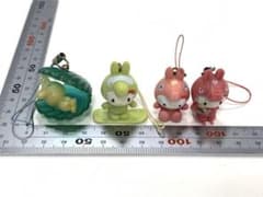 サンリオハローキティ フィギュア ミニチュア 4体セット キーホルダー
