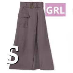 GRL ベルト付 アシンメトリースリット タイトスカートのサムネイル