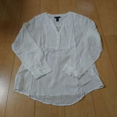 GAP 白 無地 ブラウスのサムネイル