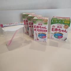 森永 E赤ちゃん エコらくパック 800gスティック新品31本 中古ケース消毒済のサムネイル