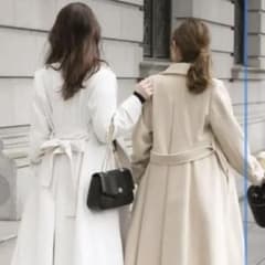 値下げ　美品　ROYAL PARTY バックタックロングコート　Sサイズのサムネイル