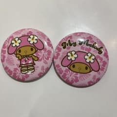 日焼けサンリオ　缶バッチのサムネイル