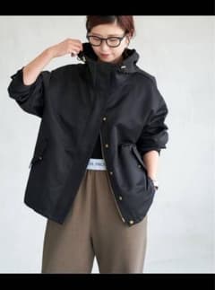 Spick & Span 撥水　マウンテンパーカー 　ブラック 36のサムネイル