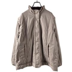 フォックスファイヤー 2WAY中綿ジャケット ベスト可 M ベージュ