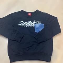 BABY DOLL ブラックスウェットシャツ 140