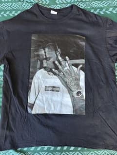 古着 フォトプリント Tシャツ ブラック
