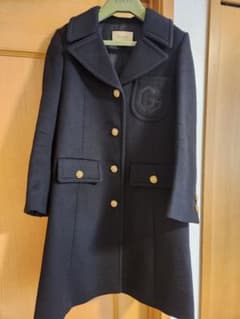 GUCCI ダブルG刺繍 36 ロングコート - メルカリ