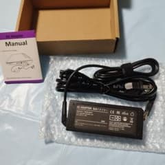 【新品】ACアダプター 65W 角型コネクタ 本体のサムネイル