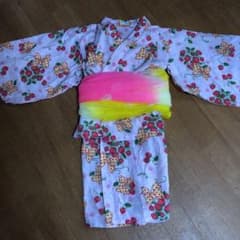 浴衣 110サイズ  ピンクのサムネイル