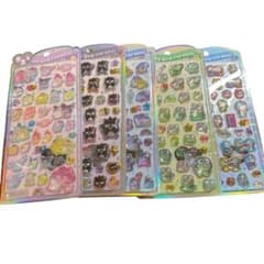 【正規品】 うるちゅるポップシール サンリオ＆ドラえもん 5種セットのサムネイル