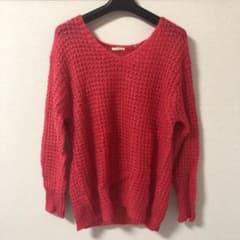 値下げ！gu オーバー ニット セーター トップスのサムネイル