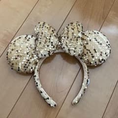 ゴールドミッキー耳カチューシャ　ディズニーのサムネイル