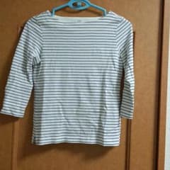 七分袖　Tシャツ　ボーダーのサムネイル