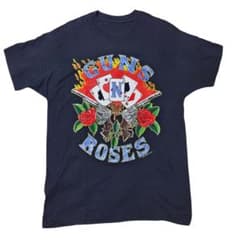 미품 90s Guns N' Roses 빈티지 T셔츠 트럼프 건즈