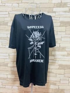 HOPELESS ROMANTIC プリント Tシャツ ブラックのサムネイル