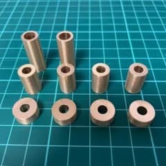 カーミットチェアー用 真鍮スペーサーパーツ 10個セット 同規格