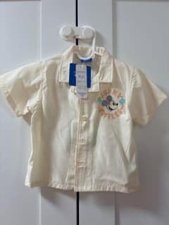 Disney Mickey Mouse Short-Sleeved Shirt, Size 90cm