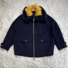 美品✨近年モデル ERMANNO SCERVINO フォックスファーウールコート 