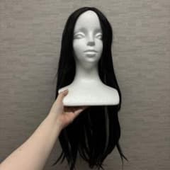 ウィッグ　コスプレ　ブラック(黒) ロングのサムネイル