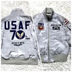 AVIREX MA-1 フライトジャケット 70周年記念 AVIREX MA-1 フライトジャケット USAF70周年記念 希少 XL - メルカリ