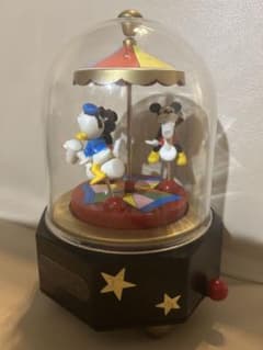 チップとデール オルゴール「小さな世界」小物入れ 鏡 | Shop at