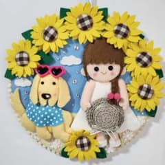 フェルトリース　夏のサムネイル