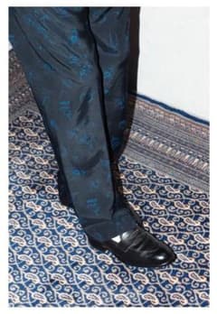 URU [ POLYESTER 1 TUCK PANTS ] D.NAVY | Shop at Mercari from Japan