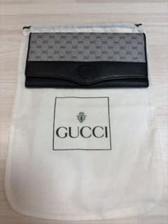 ピ*ャ様 GUCCI 長財布 マイクロGG ブラック - メルカリ