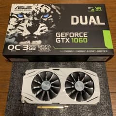 ASUS DUAL GTX 1060 O3G グラボ 中古のサムネイル