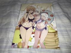 【レア】食戟のソーマ　薙切 絵里奈/薙切 アリス 　A4クリアファイル　非売品のサムネイル