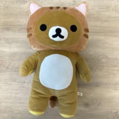 리락쿠마 봉제인형 한가로이 고양이 약 50cm