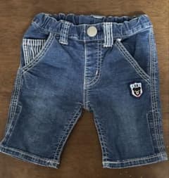 ダブルB ジーンズハーフパンツ　80cmのサムネイル