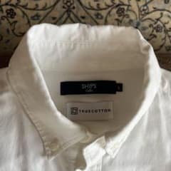 SHIPS TRUE COTTON ワークシャツ Lサイズ ホワイトのサムネイル