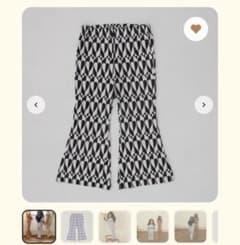 semon PATTERN FLARE PANTS mirror 110のサムネイル