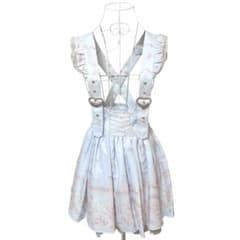 ♡LIZLISA♡ Girls Party柄サスペンダー付スカート【新品】のサムネイル