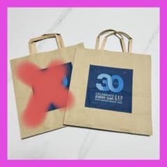 30周年 GAP ショップ袋 紙袋 - メルカリ