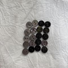 シェルボタン 10mm2穴 20個セットのサムネイル