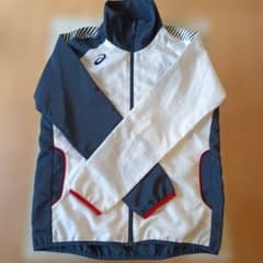 ASICS　ナイロンジャケット　バレー　東山　カラー　美品 ASICS ナイロンジャケット バレー 東山 カラー 美品 - メルカリ