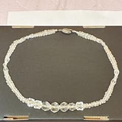 ⭐︎期間限定⭐︎ 水晶 ネックレス 天然石 多面カット 大粒 華やか ヴィンテージのサムネイル