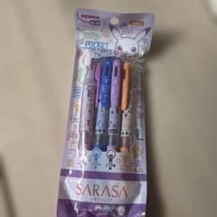 ZEBRA SARASA 포켓몬스터 4개 세트