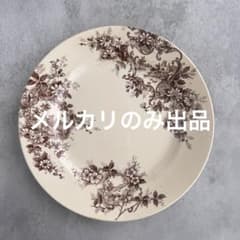 フランスアンティーク　Choisy le roi ショワジー　ポンパドール　平皿 フランスアンティーク Choisy le roi ショワジー ポンパドール 平皿