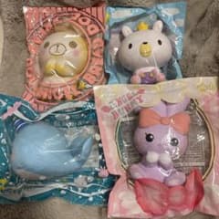bloom キャラクタースクイーズ（クマ、ウサギ、クジラ） 癒し系雑貨のサムネイル