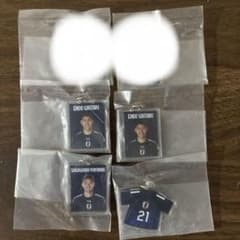 ふらっとめじるしアクセサリー　サッカー日本代表のサムネイル
