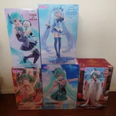 初音ミク フィギュア 5点セット まとめ売り スノーミク 2012 2013