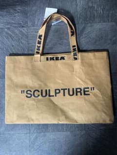 IKEA× Virgil Abloh×IKEA バッグ　手持ちの所裂け目あり。のサムネイル