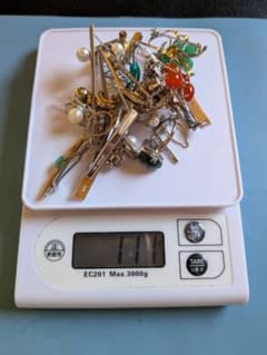 銀つぶし Silver 刻印 925 111g ネクタイピン カフス ブローチ - メルカリ