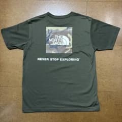 THE NORTH FACE カモフラロゴ Tシャツ カーキのサムネイル