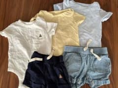 GAPベビー　半袖ロンパース、半ズボン5点セットのサムネイル