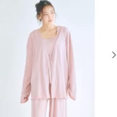 【新品未使用】LAFUKU カップ付きワッフルルームウェア3点SETのサムネイル